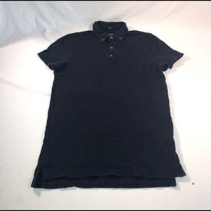 Men’s Abercrombie & Fitch Small Logo Short Sleeve Polo Shirt Size Large Blue